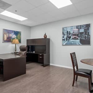 A large fully furnished executive office St. Augustine, FL for rent at Share Space Coworking