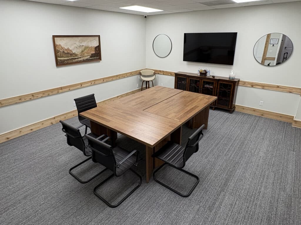 Share Space Coworking is proud to offer our 14-person conference room for rent.